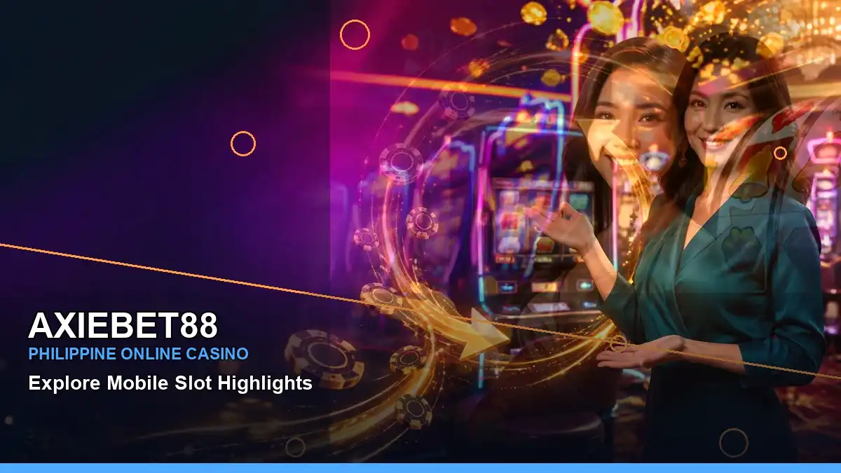 AXIEBET88 adventure online slot games featuring an adult Filipina casino host with a right-framed composition — view 2